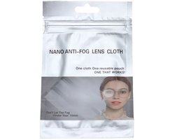 ANTI CONDENS DOEKJE MET NANO COATING: Anti Damp | Anti Fog | Dampvrij | Anti druppels | Geen Beslagen Brillen of ramen of spiegel meer | Nano magic | ontvochtiger | Spray bril | Bril condensdoek