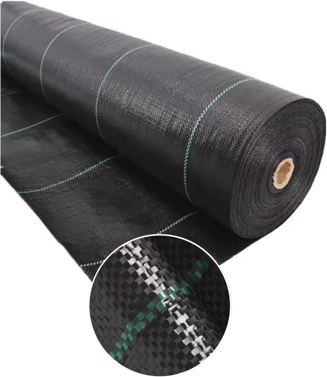 Onkruiddoek Extra Sterk 110 g/m² - Bodemdoek Tuindoek Tegen Onkruid - 0,4 m x 100 m