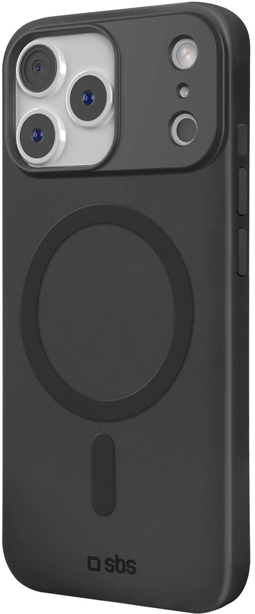 sbs mobile Instinct Cover Apple iPhone 17 Pro Max Zwart MagSafe compatible