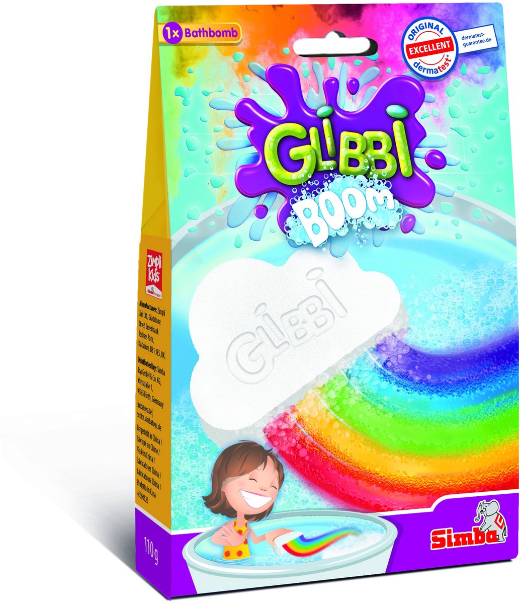 Glibbi Boom Regenboog - Badbom - vanaf 3 jaar - dermatologisch getest — afbeelding 6