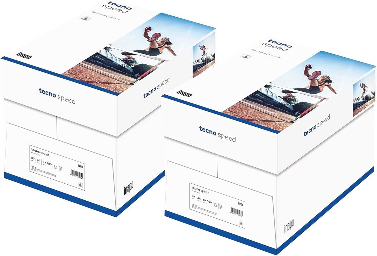 Printerpapier 80 g/m² A4 Wit 5000 vellen voor Snel en Probleemloos Afdrukken