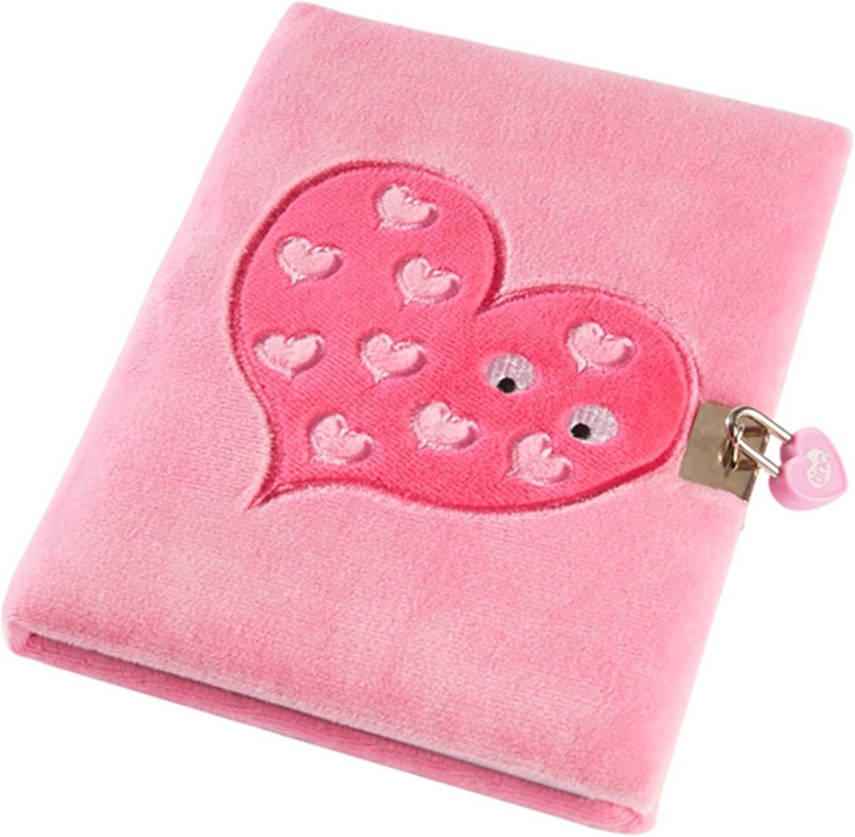 A5 Snuggly Soft Touch Lockable Diary in Pink