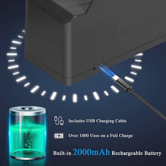 Melangeur de Carte Électronique 1-2 Jeux - 2000mA USB Rechargeable