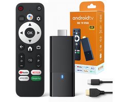 Android TV Stick - Chromecast - Google TV Streamer - Mediaplayer - 4K Streamer - 2/16GB