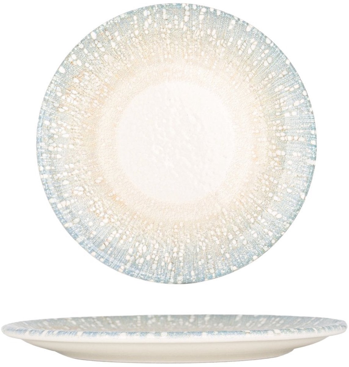 By Bone Dessertbord - Vista - Porselein - 23 cm - set van 6