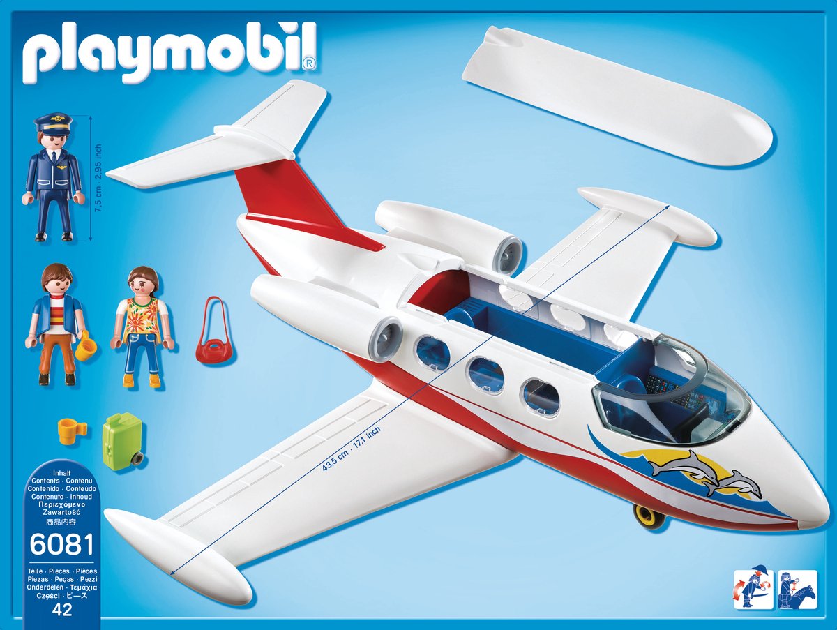 PLAYMOBIL Summer Fun Vakantievliegtuig - 6081 — afbeelding 3