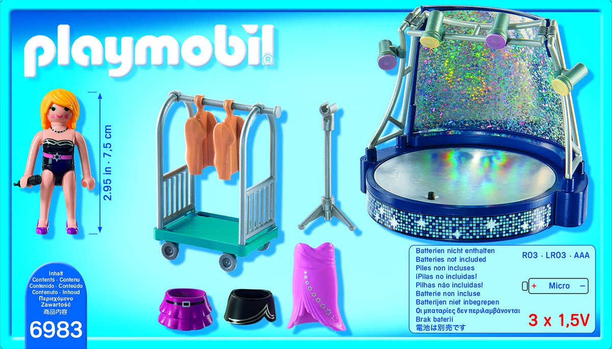 PLAYMOBIL Podium met artieste - 6983 — afbeelding 11