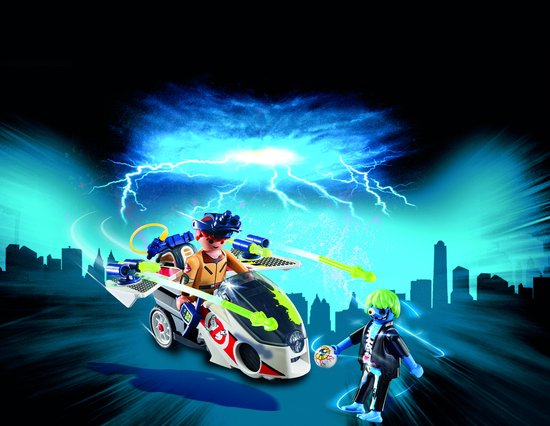 PLAYMOBIL  Stanz met luchtmoto - 9388