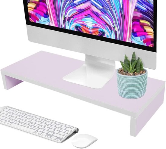 Screen Rise Laptop en Screen Riser - 1 Tier Desktop Monitor Screen Riser voor Thuis ...