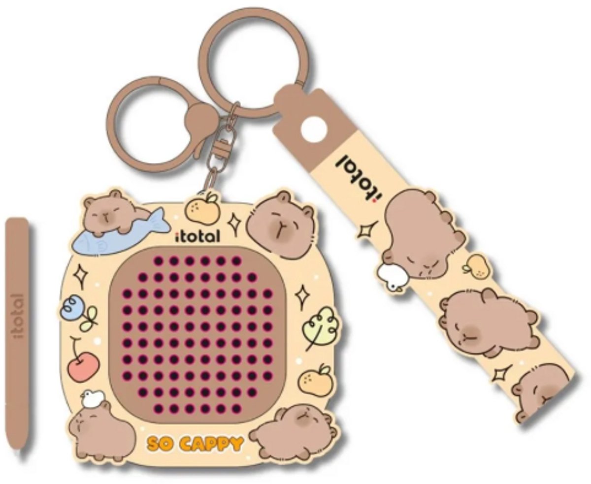iTotal Puzzle Sleutelhanger CAPYBARA Keychain 5x7.5cm 63gr