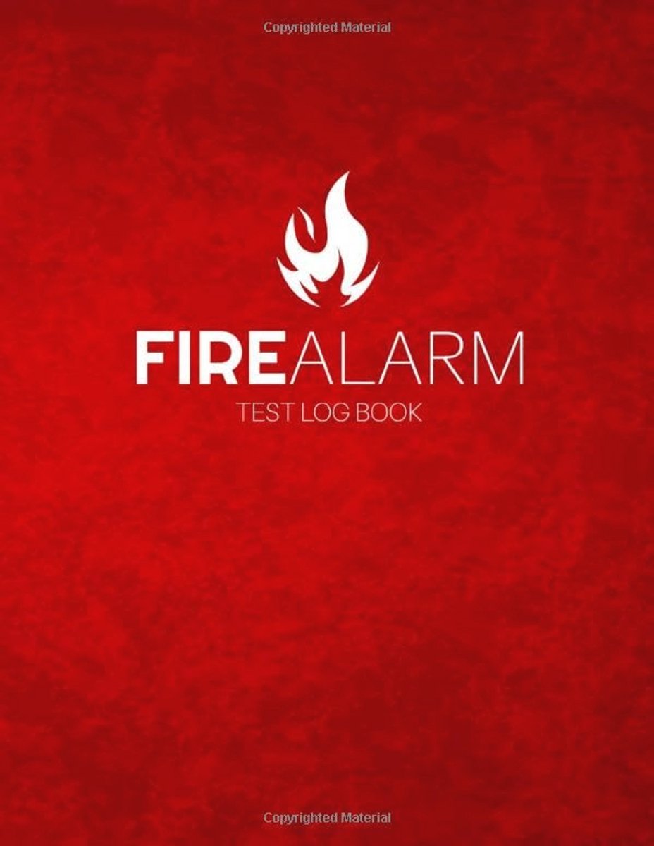 Brandstof Alarm Test Logboek - Brandveiligheid Controle en Registratie voor Verhuurders, Bedrijven en Scholen