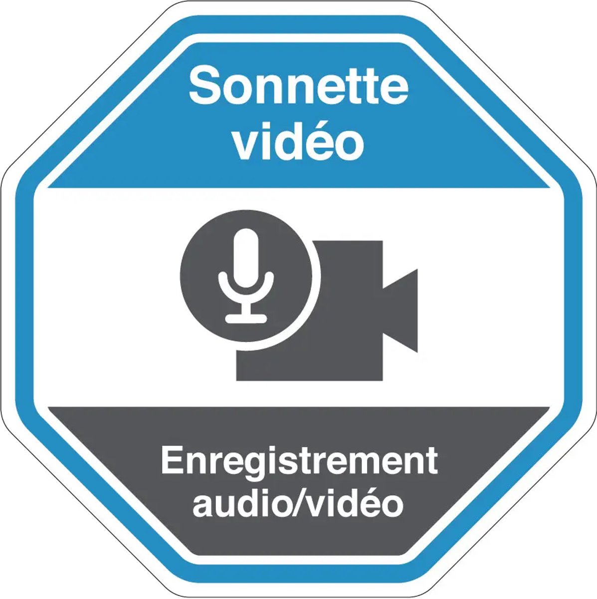 Sonnette vidéo sticker | 15 cm