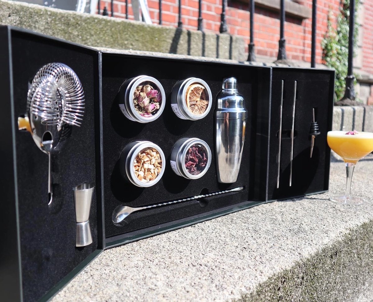 Bekroonde cocktailset - The Expert Cocktail Fusion Kit - 9-delig