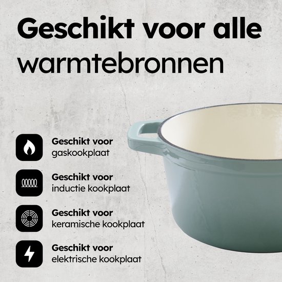 Le Creuset Signature Braadpan Pompoen 24 cm Wit