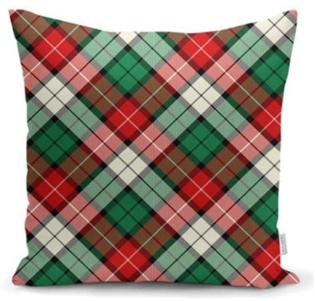 De Groen Home Velvet kussenhoes 50x50cm - Kerst decoratie - Sierkussenhoesje - De Groen Home