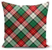 Velvet kussenhoes 50x50cm - Kerst decoratie - Sierkussenhoesje - De Groen Home