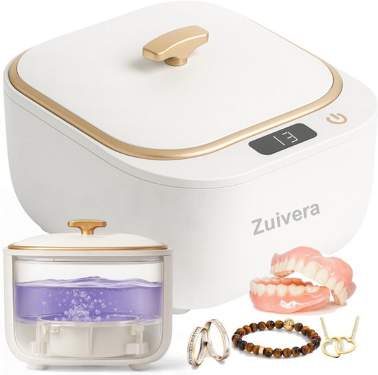 Ultrasoonreiniger 45kHz Ultrasoonreiniger met UV 25W Ultrasonic Retainer Cleaner Tandheelkundig Pod Ultrasoonbad Ultrasoon-reinigingsapparaat voor tandboog Reiniging Prothesen Aligners Sieraden