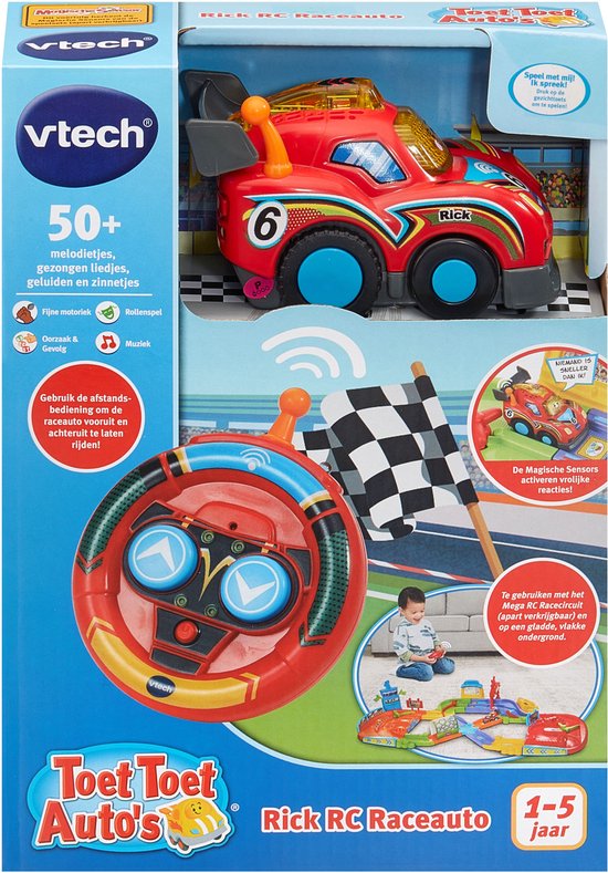 VTech speelgoedauto Rick RC Raceauto - interactief kinderspeelgoed. van Vtech — afbeelding 4