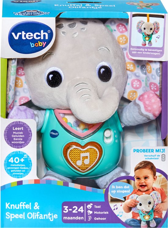 VTech Baby Knuffel & Speel Olifantje van Vtech — afbeelding 3