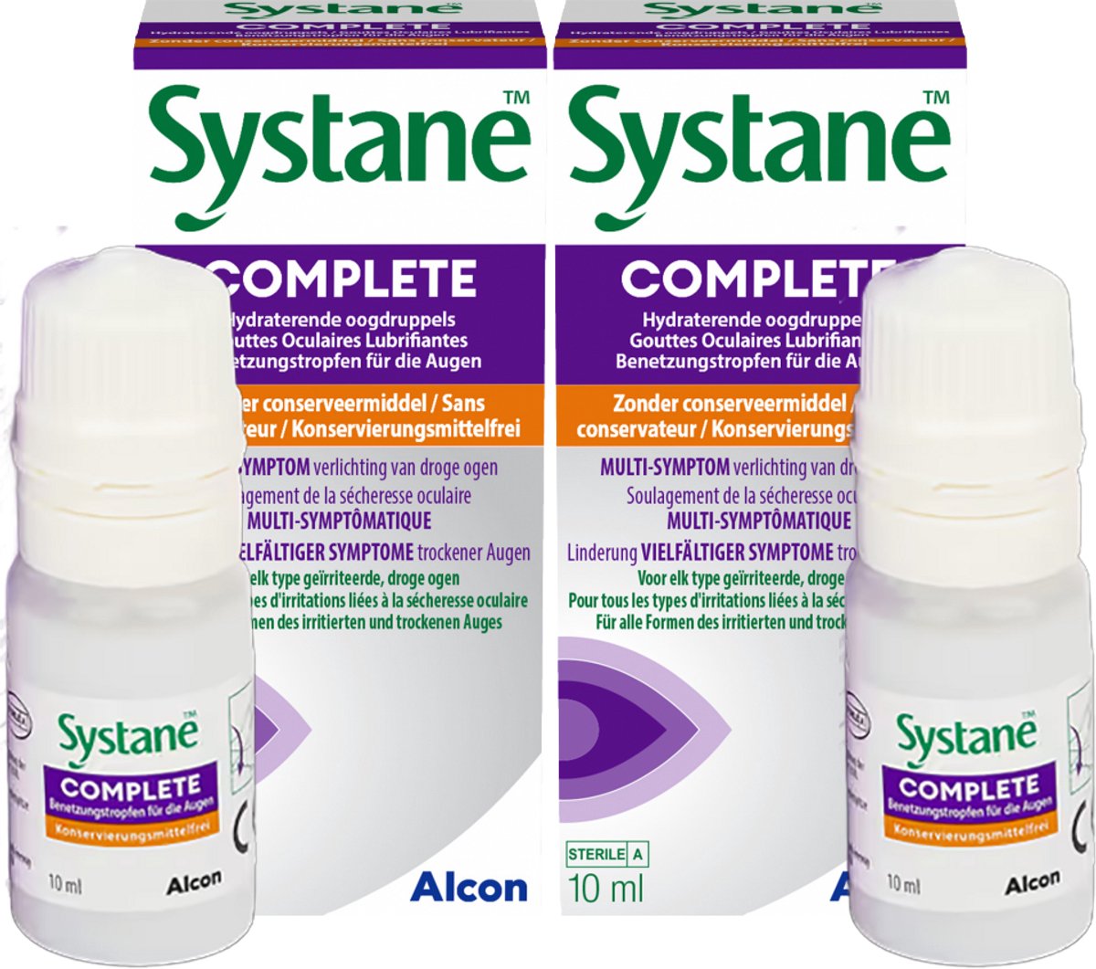 Systane Complete - 2x 10ml - oogdruppels voor droge ogen