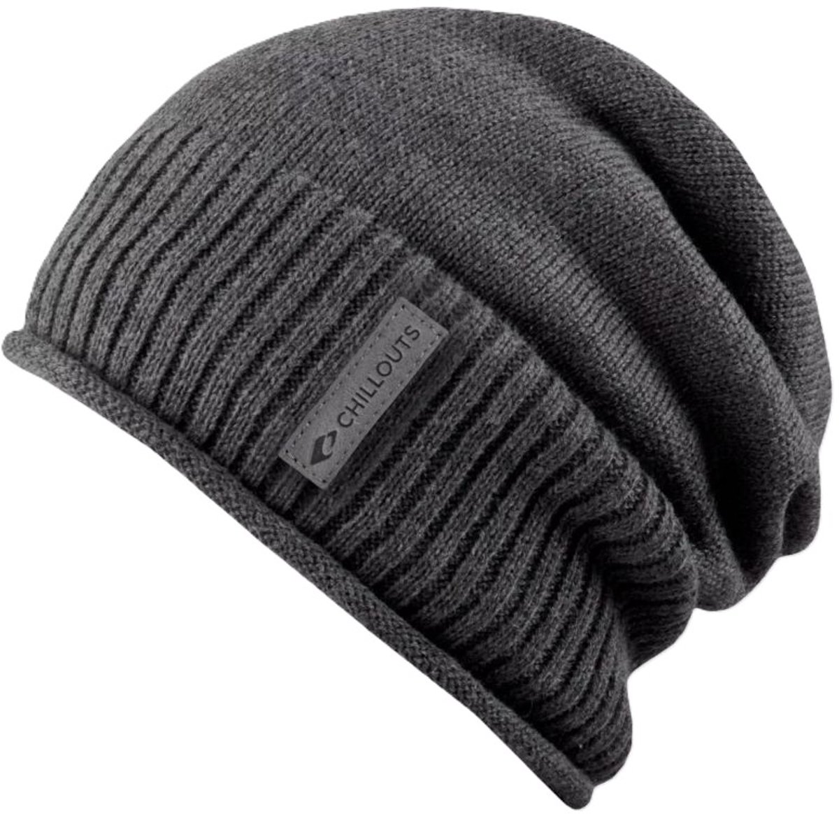 Chillouts beanie muts Etienne dark grey