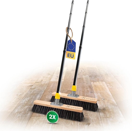 Talen Tools Zaalveger / Zaalbezem - 90cm Kokos Borstelharen Zacht kopen