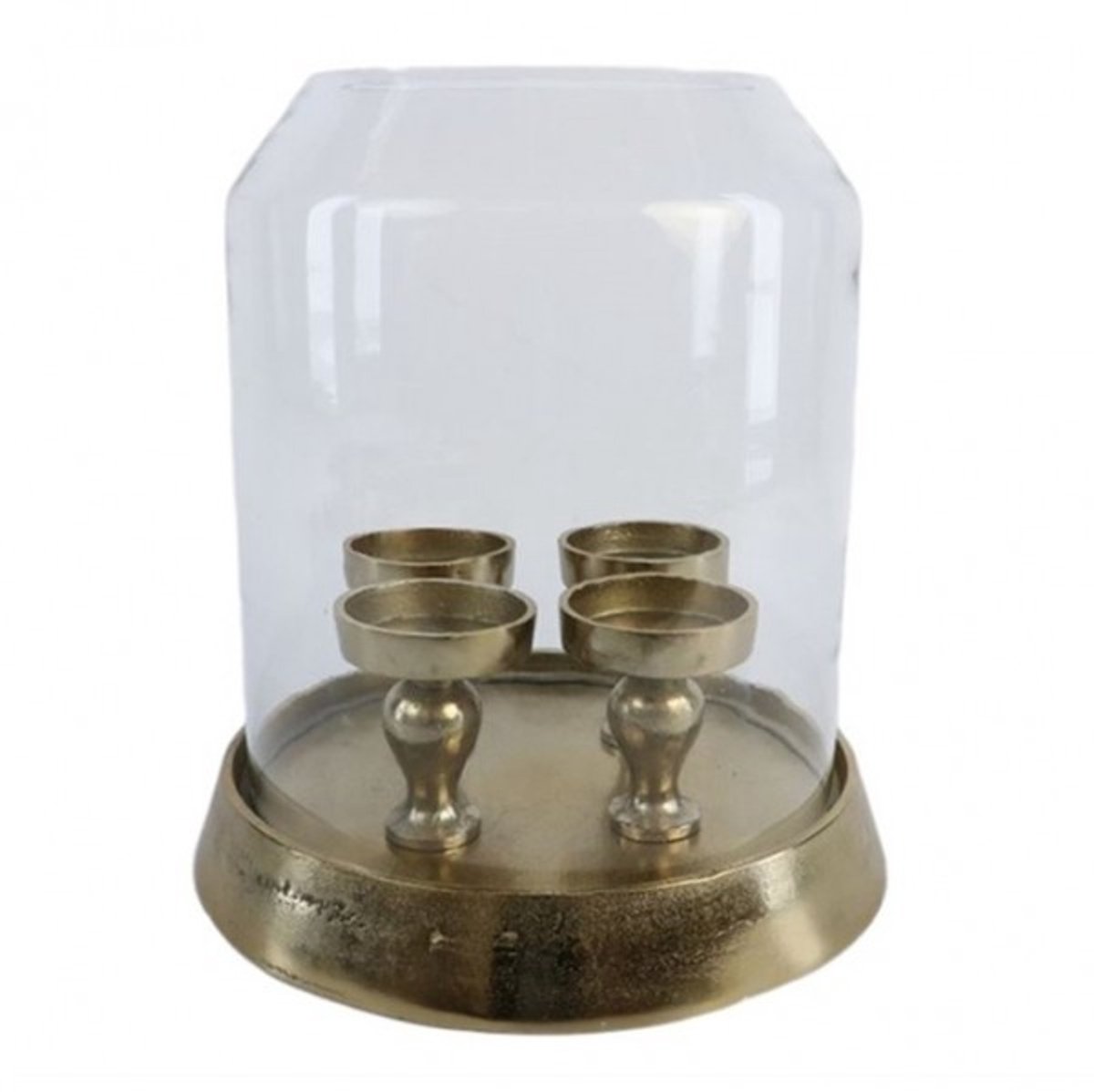 Kaarshouder/kandelaar goud exclusief naturel living kerst geschenk decoratie