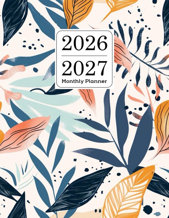 Two-Year Planner 2026-2027 - Agenda Mensuelle avec Calendrier
