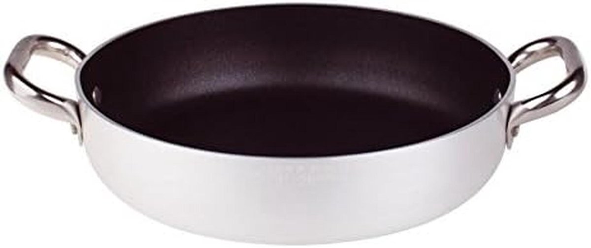 Aluminium omeletpan met anti-aanbaklaag, 24 cm, 2 handgrepen
