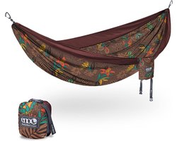 Lichte Draagbare Hangmat voor 1-2 Personen, Geschikt voor Kamperen, Wandelen, Backpacken, Reizen, Festival of Strand