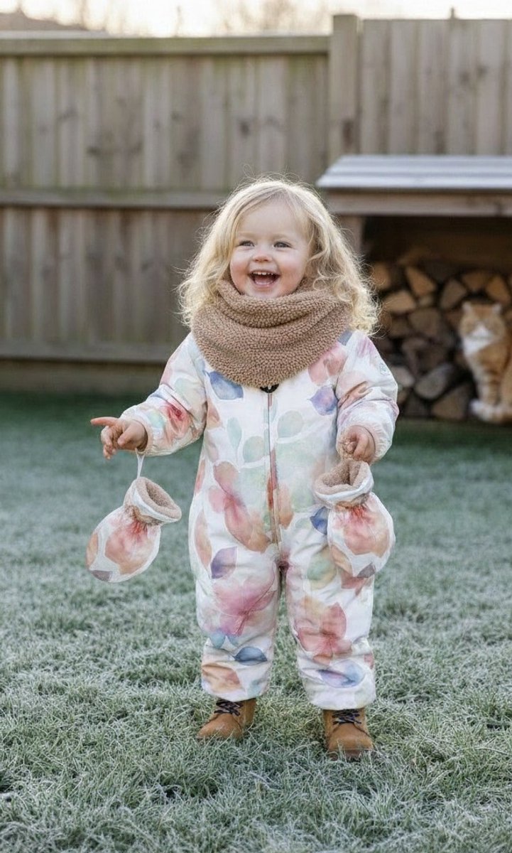 Ducksday Winterpak – Skipak voor baby’s – Sneeuwpak – Snowsuit – Waterdicht & PFAS-vrij – Gerecycled Polyester – Bliss Multicolor