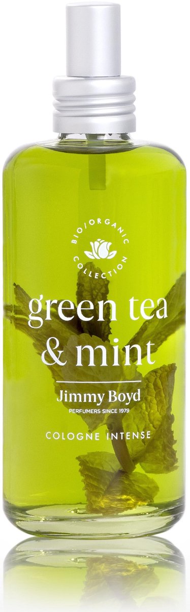 Jimmy Boyd Green Tea & Mint Eau de Cologne 200 ml - vegan, zonder parabenen, dierproefvrij, plasticvrij, voor dagelijks gebruik, uniseks