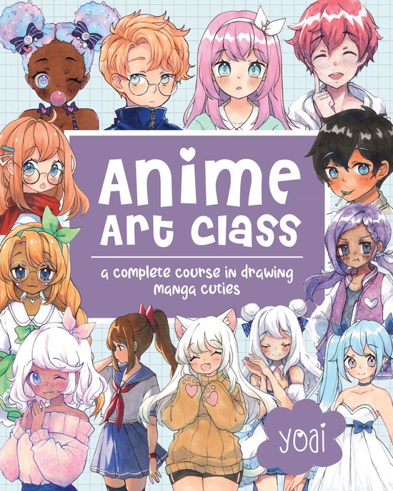 Cute and Cuddly Art- Anime Art Class - cover