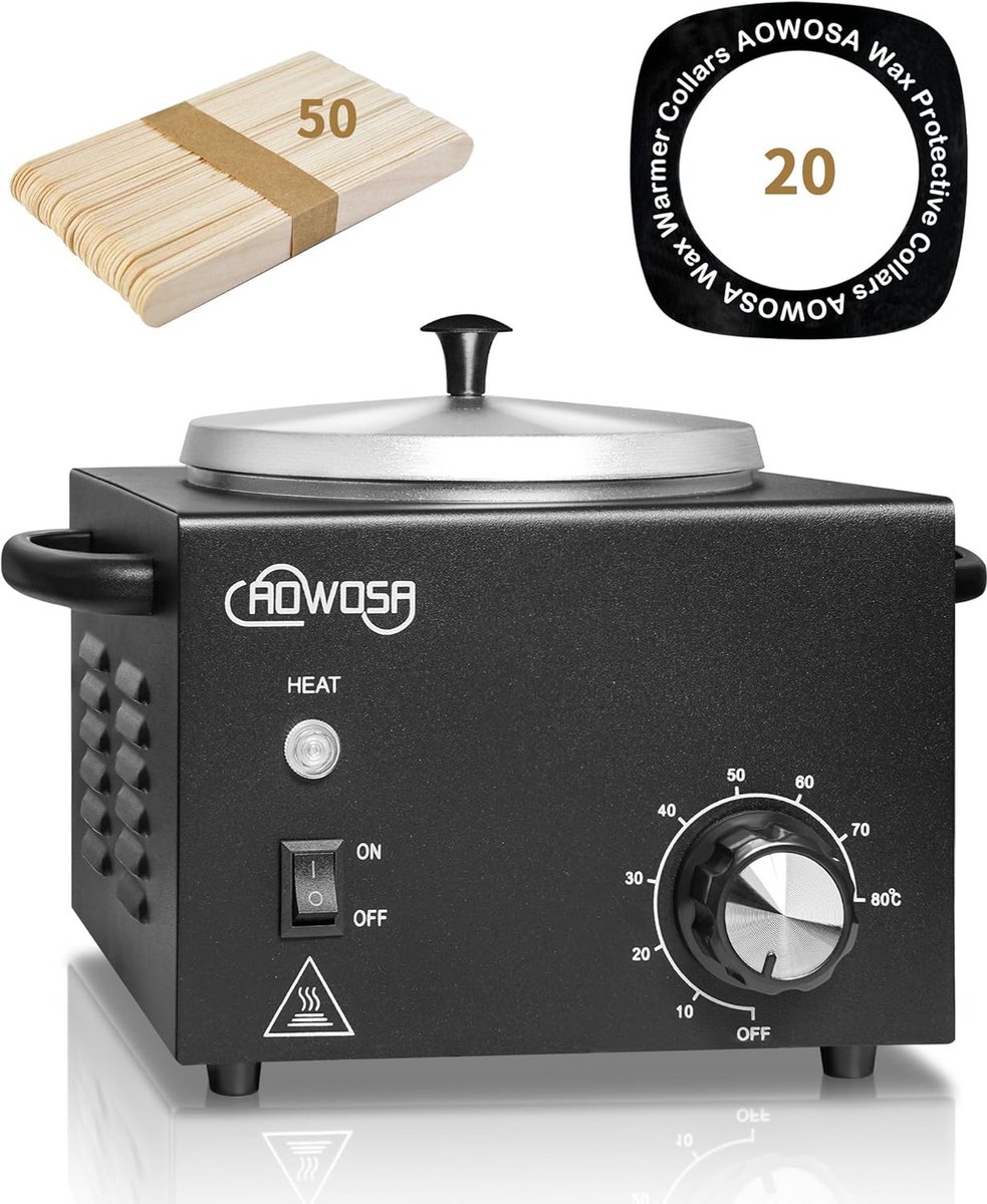 Professionele Elektrische Waxwarmer voor Ontharing - Inclusief Wax Sticks & Halsbanden