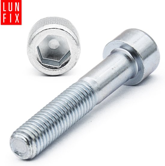 Iso Inbus Fastener LUN FIX - Zylinderkopfschrauben met inbus - M 10 x 75 mm - deelgewinde ...