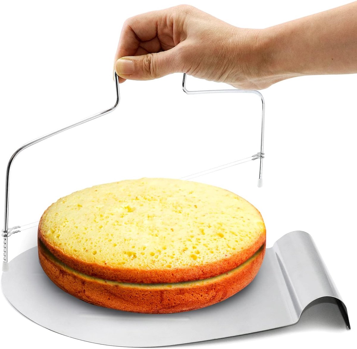 Candala 3-delige taartaccessoireset, taartsnijder, spreider, taartspaarder, voor zelf bakken, roestvrij staal