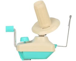 Garenwinder - Wolbol Opwindstandaard - Kunststof - Draagbare - Breigarenbolopwinder - Handbediende Touwweefmachine - Breigereedschap - Wool Winder - Wolwikkelaar - Wolwinder - Geschikt voor het sorteren van garenbollen - Groen
