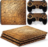Golden Waves - PS4 Pro Console Skins PlayStation Stickers