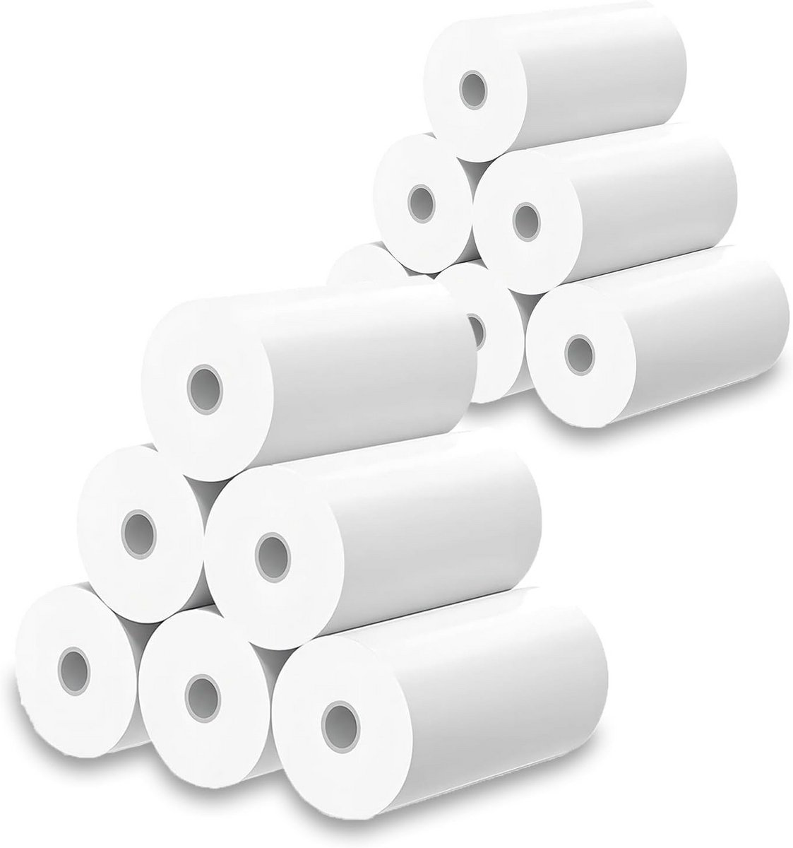12 Rollen Thermisch Papier voor Mini Fotoprinter en Instant Camera's, 57mm x 30mm