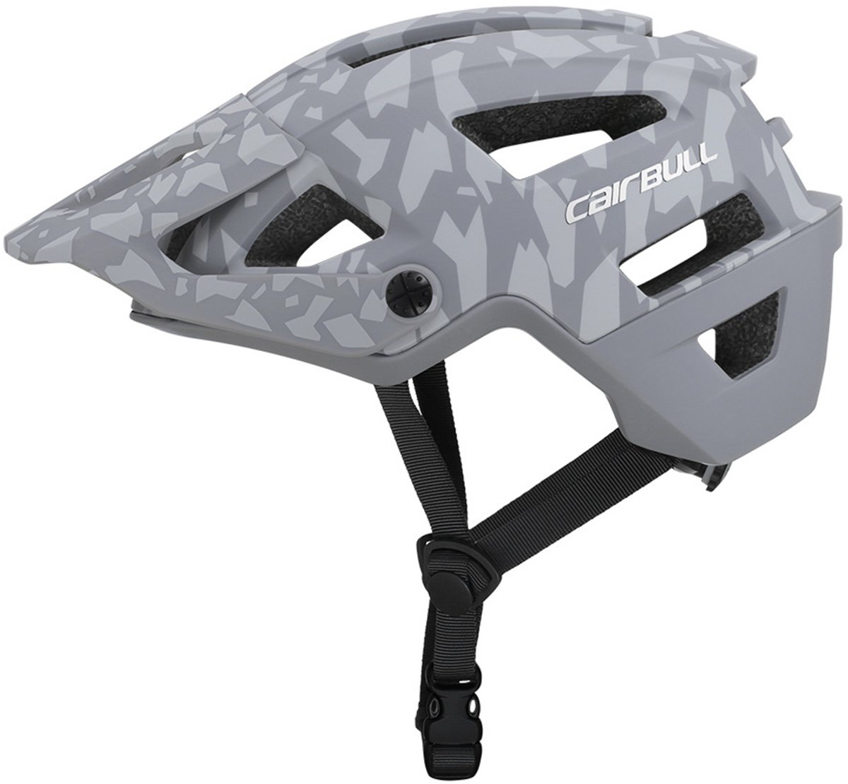 Cycling Racefiets Helm - Wielrenhelm - Fietshelm Volwassenen -Grijze camouflage-S/M(54-58CM)