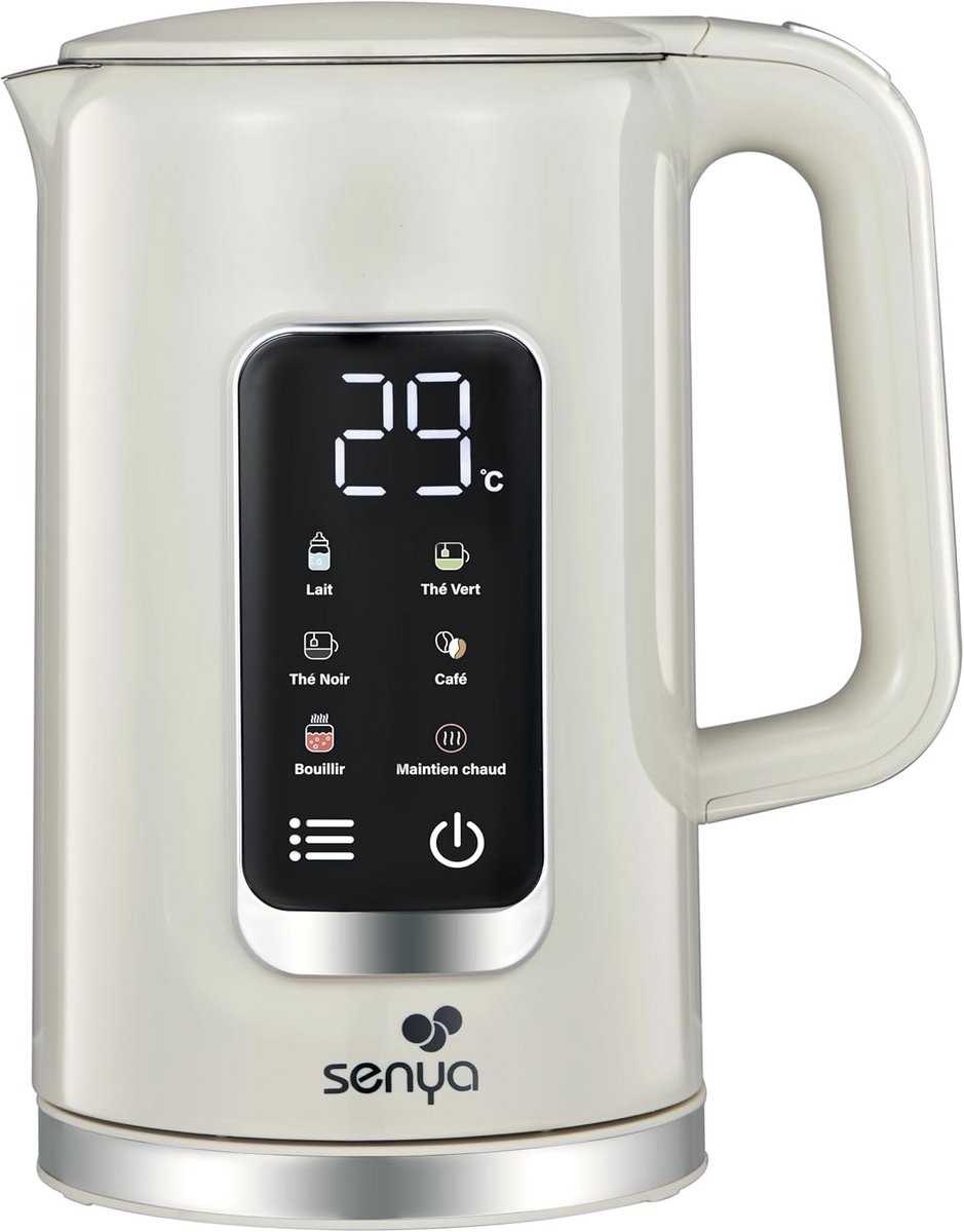 Elektrische Waterkoker 1.7L met Digitale Temperatuurregeling en Warmhoudfunctie