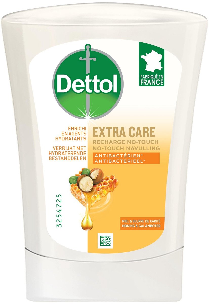 Dettol No-Touch Extra Care Navulling Honey & Sheabutter 250ML