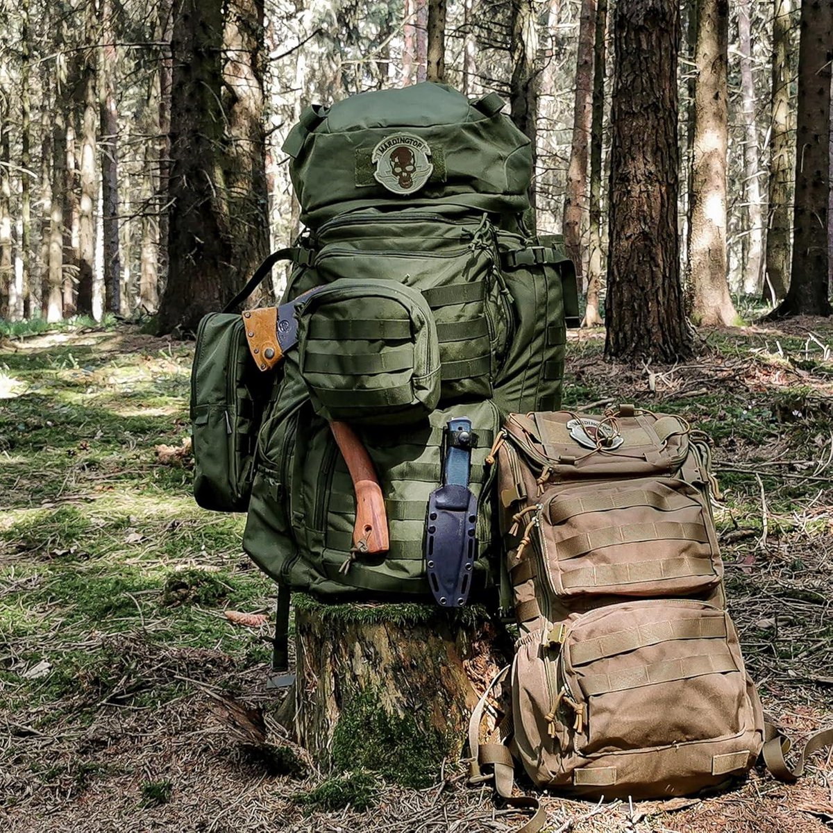 Tactische accessoiretas met Molle-systeem voor EDC, gereedschap en EHBO - Multifunctionele gereedschapstas voor outdoor gebruik.