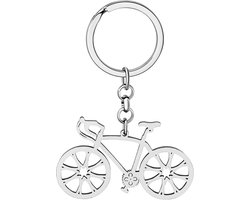 RVS Racefiets Sleutelhanger - Fiets Accessoire voor Wielrenners
