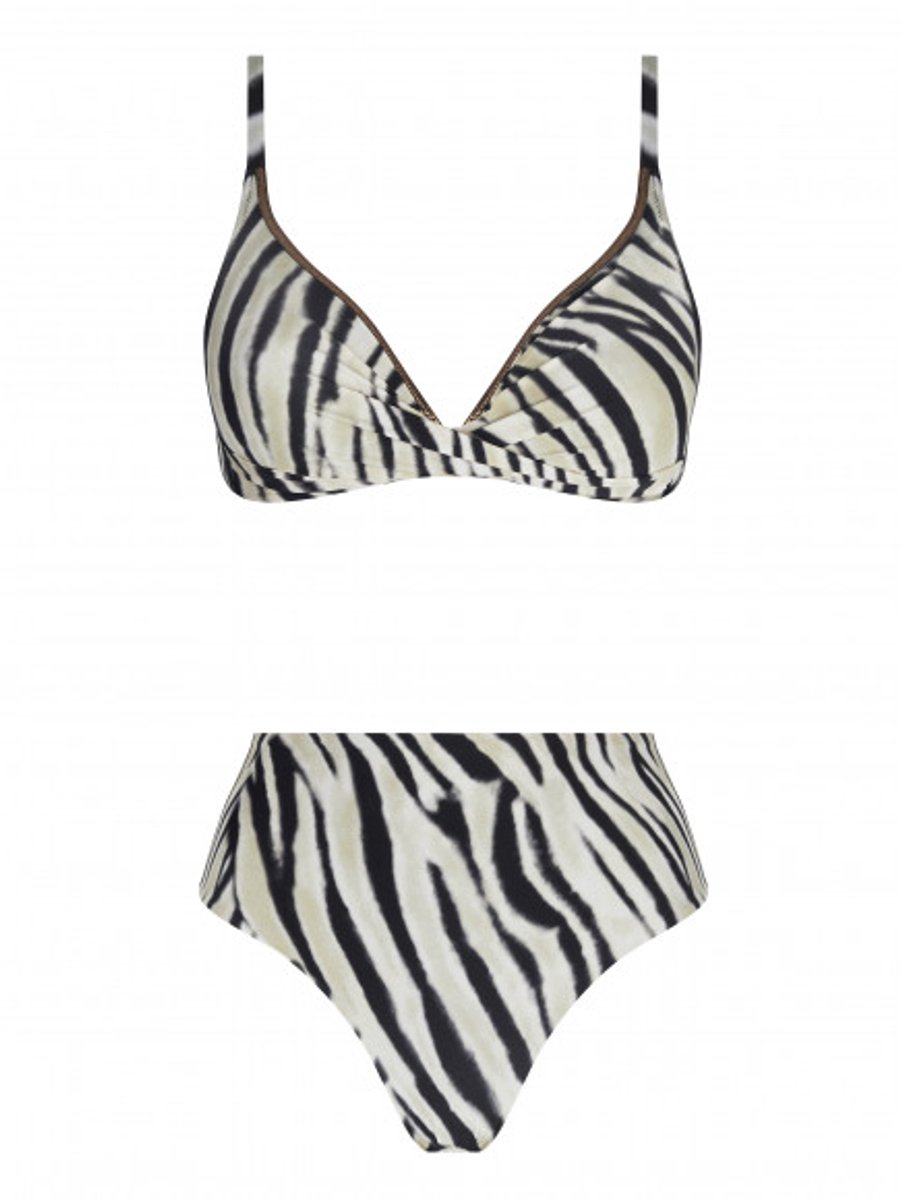 Antigel La Tigre Blanc Voorgevormde Bikini Tigre Bronze Brons 40 D