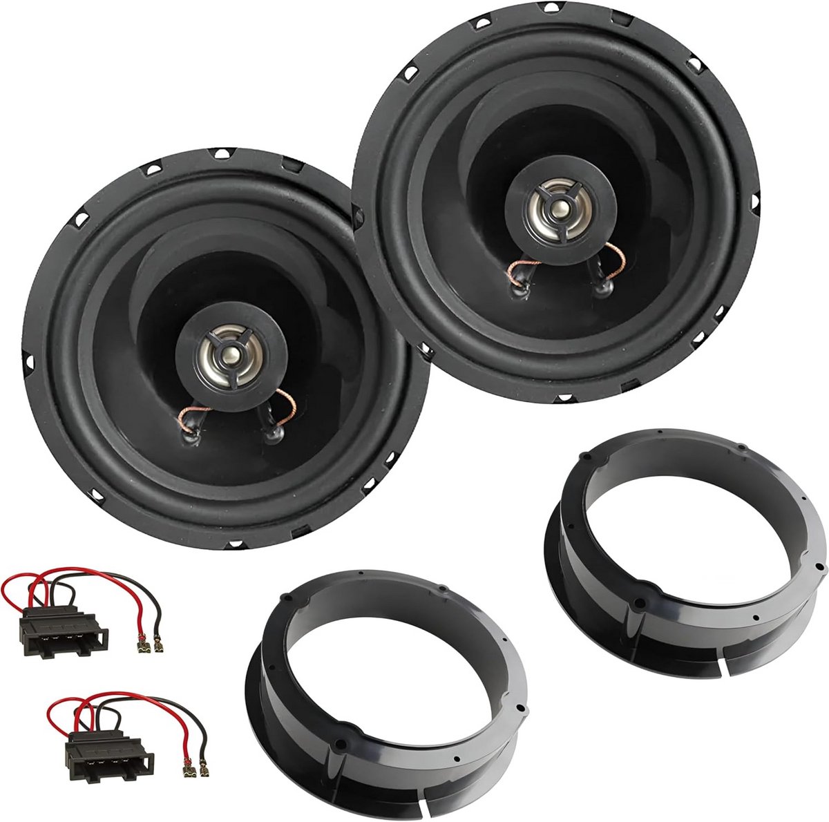 16,5 cm Autoluidsprekerset voor Volkswagen Golf IV Bora Passat, 120 Watt
