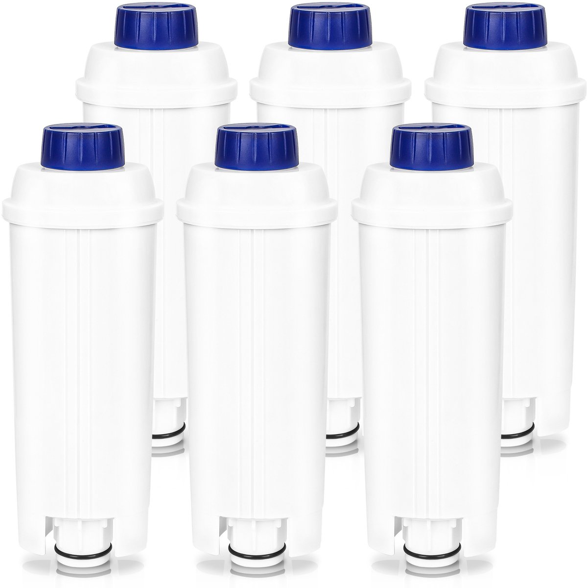 6x Waterfilters voor Delonghi - voor Koffiemachines - Eenvoudig geplaatst - waterfilters voor Magnifica en Dinamica - ECAM waterfilter DLSC002