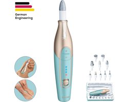 Beurer MP 84 - Elektrische nagelvijl Premium met 10 Opzetstukken - Nagelfrees voor 2 uur Draadloos gebruik - Complete kit voor mooie Handen & Voeten - Inc. Opbergetui met oplaadfunctie