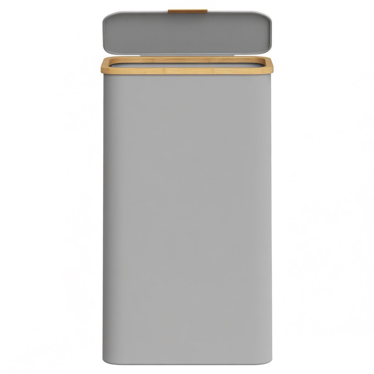 Dekselwasmand, vuilewasmand, opbergmand 42×22,5×70,5 cm, 65 liter grote capaciteit, slank ontwerp, opvouwbaar afneembare mesh voering, stofdicht en ruimtebesparend, geschikt voor kleine appartementen, wasruimte, slaapkamer, badkamer