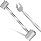 SUPAWAY 4-in-1 scharniersleutelset, 14-25 mm instelgereedschap voor deuren, koolstofstalen sleutel met antislip handgreep, thuis/professioneel gebruik